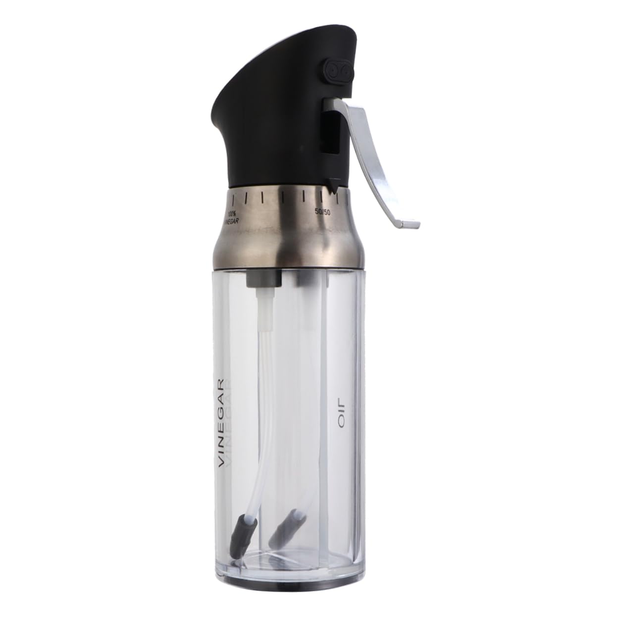 200ml Verstellbare Ölsprühflasche aus Kunststoff und Edelstahl Lebensmittelechter Dosierer für Öl und Essig für Küche Beim Kochen