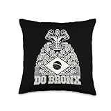 Do Bronx Favela MMA BJJ Kickboxing Muay Thai Boxing Fighter Throw Pillow