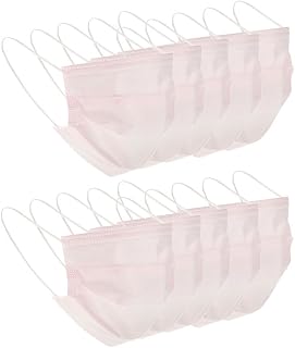 10Pcs Disposable Anti-Haze Dustproof Mouth Mask - 3-Layer Non-Woven Fabric with Adjustable Nose Bridge for Pollution, Allergies, and Outdoor Use