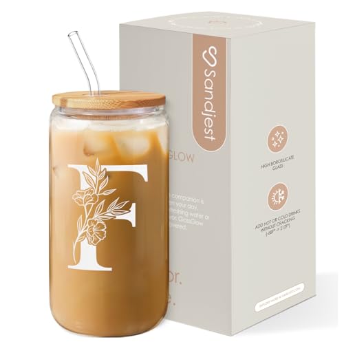 Monogrammed Glass Cup