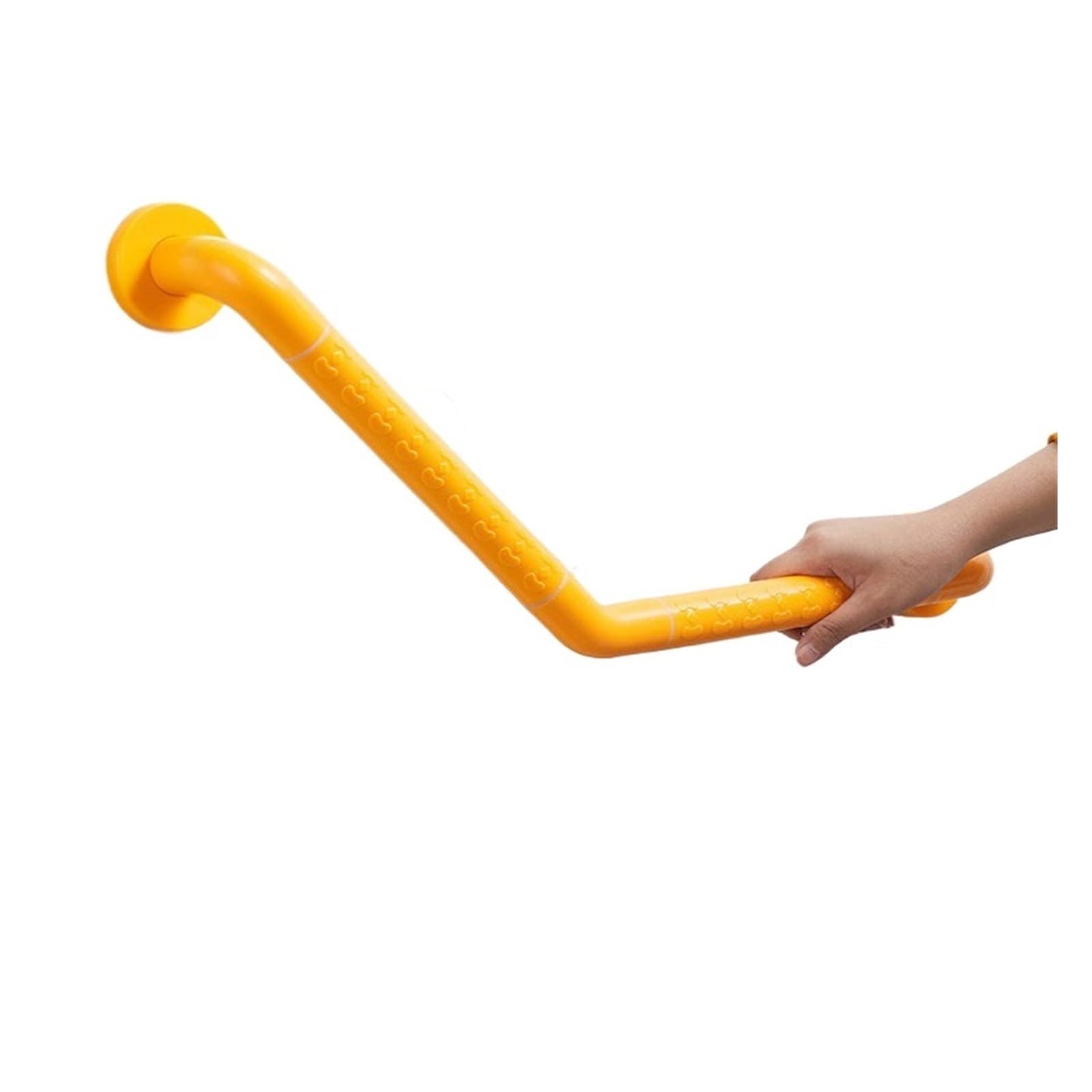 Asidero Wc Barra de apoyo for baño, accesorios seguridad, pasamanos 135 grados, barra antideslizante for inodoro, manija sin barreras acero inoxidable(Yellow 42cm)