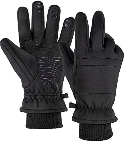 GlobalTronics Winter Gloves Men Women Waterproof Cold Weather Mittens Fleece Touchscreen Breathable Windproof Outdoor Sport Ski