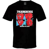 100% cotton. Machine washable Talking Heads Remain in Light Retro Shirt Black White Tshirt Men\'s XL