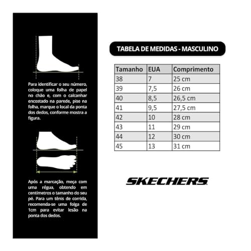 Tênis Skechers GO RUN VAST - VALOR masculino, Preto, 42