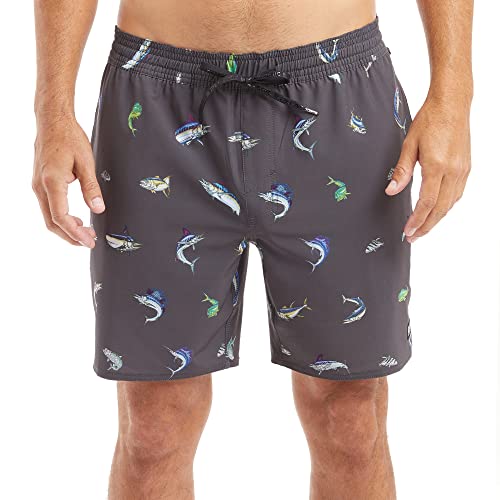 Pelagic Apparel The Dockside 18" Elastic Waist Boardshorts #TOP1