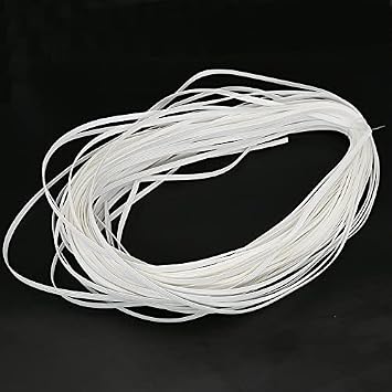 500g PE الروطان متماسكة الروطان أربعة خطوط مواد نسج الروطان الاصطناعية أبيض