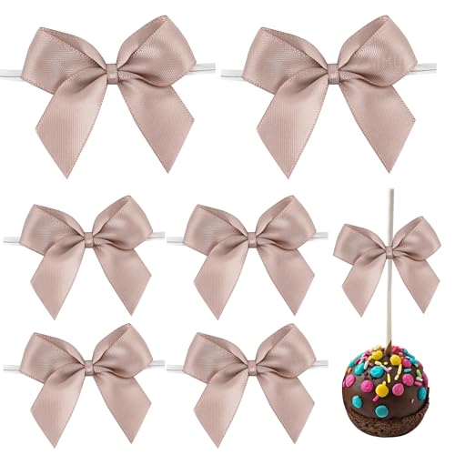 AIMUDI Dusty Rose Satin Bows 2" Satin Bow for Gift