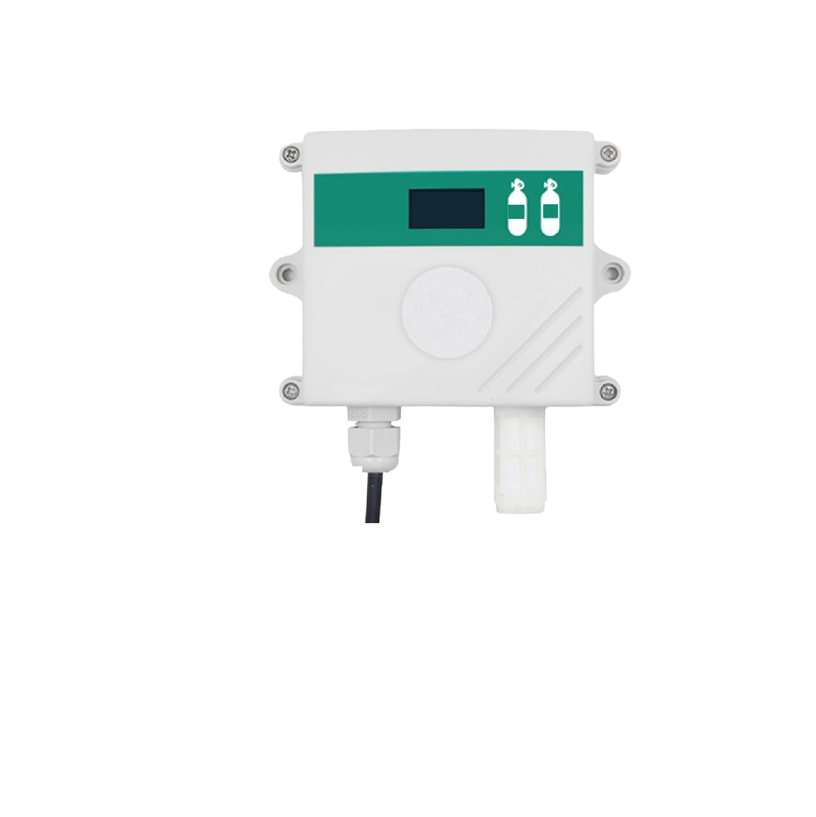 Detector de Gases, Sensor de monóxido Carbono Pared, Detector Gas CO, transmisor RS485, Salida 4-20 mA, Monitor Industrial(OLED4-20MA0-1000PPM)