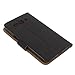 foto-kontor Funda para Alcatel One Touch Pop C9 Estilo Libro Negra Protectora