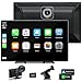Produktbild 9 Zoll Kabelloses Autoradio Apple Carplay & Android Auto, Carplay-Monitor mit 2,5K-Dashcam, Tragbare Auto-Audioempfänger mit Loop-Aufnahme, Bluetooth 5.0, GPS, Sprachassistent, Mirror Link, AUX/FM