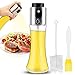 Öl Sprüher, Vegena Ölsprüher Ölspray Essig und Öl Spender Olivenöl Flasche Oil Spray Bottle Sprayer Dispenser Sprühflasche Glas für BBQ Grillen Küche Kochen Brot Backen Braten Pasta Salate 180ML
