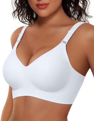 Vertvie Wireless Push Up Jelly Bras for Women Seamless Soft Support