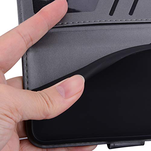 Greaked for Samsung A10/A20/A30/A50/A50/A50S/A30S Capa protetora de couro PU com compartimento para