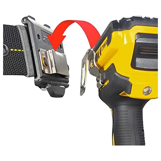 Lzdrason Tape Measure Holder, Drill Holster, Drill Holder for Belt, Tactical Cordless Tool Belt Clip Holder, Holster with Belt Clip Hook, 1Pack