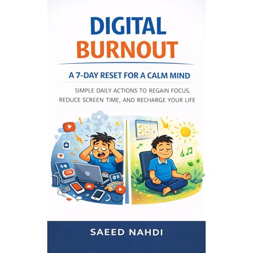 Digital Burnout Audiolibro Por SAEED NAHDI arte de portada