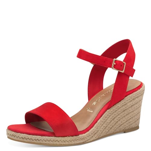 Tamaris Sandalette Damen Vegan rot,EU 40
