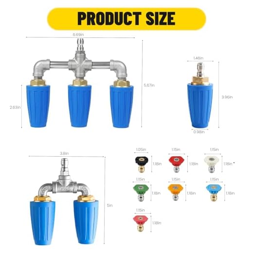 10 in 1 High-Performance Pressure Washer Nozzle Set
