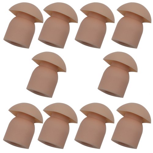TENQ Clear Mushroom EarTips Earbuds for Acoustic Tube Style Earpieces ...