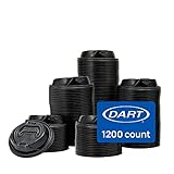 Lids for ThermoGuard, Black Optima, 1200ct for 12oz - 24oz