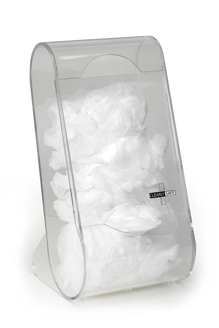 ClearlySafe(TM) Acrylic Soft Covers Dispenser Wall - HS1040C - EACH