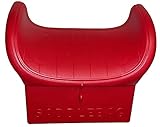 The Original Big Wheel Red Saddleback Seat, Genuine Replacement Part with 6.25
