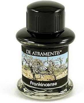 Frankincense Scented/Cool Grey Premium Handmade Fountain Pen Bottled Ink by De Atramentis