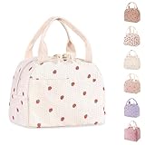 Lunch Bag Isotherme Adulte Enfant: Notre lunch bag isotherme allie remarquablement durabilité et style, avec une cordelette de transport robuste et lisse minutieusement cousue à haute pression, offrant une excellente résistance à la déchirure et une longue durée de vie. Le matériau en velours côtelé orné d'une impression adorable en fait un choix élégant parmi les sacs-repas, idéal comme petit sac isotherme pour un usage quotidien.