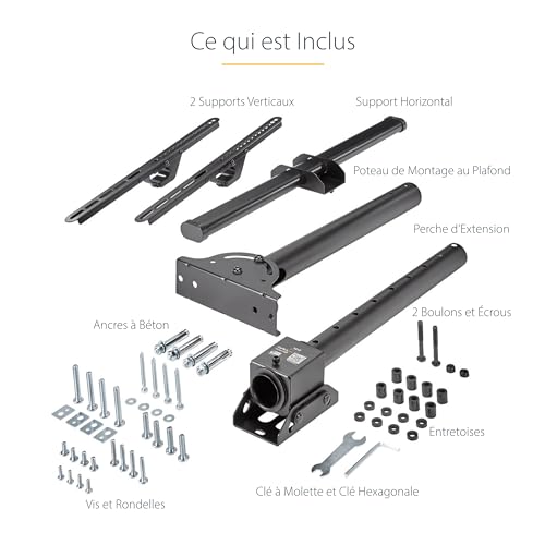 StarTech.com Support plafond pour écran plat de 32 à 70 - vue 10