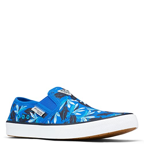 Columbia Men's Slack Tide Slip Pfg Boat Shoe, Blue Macaw/Ocean Blue, 13 #TOP2