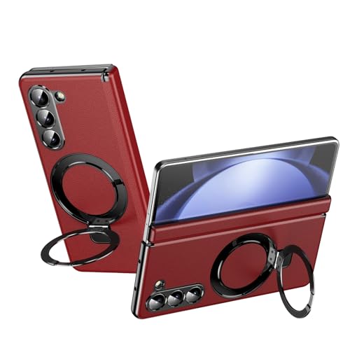 Coque Samsung Z Fold 5 rouge anti-rayure : protégez la charnière et l'écran