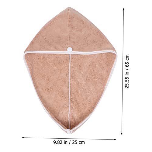 Balacoo 3 Pçs Toalha De Cabelo Seco Touca De Banho De Microfibra Toalha Para Cabelo Toalha De Secage