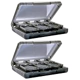 2-Pack 28 in 1 Game Card Storage Case for Nintendo 3DS Video Games