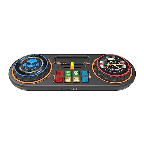 Cefa Toys - Mesa de Mezclas DJ 8 en 1, Mezclador de Dj Completo, Incluye Tocadiscos, Reproductores de Música y Crossfader; Con Salida de Auriculares, Apto Para Niños a Partir de 5 Años