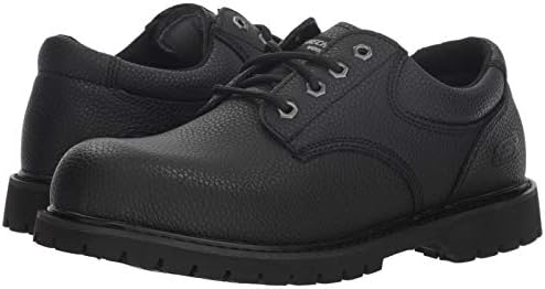 Skechers Men's Cottonwood-Jaken Food Service Shoe, Black, 14 | Image 6