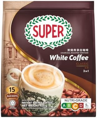 SUPER Charcoal Roasted White Coffee Classic
