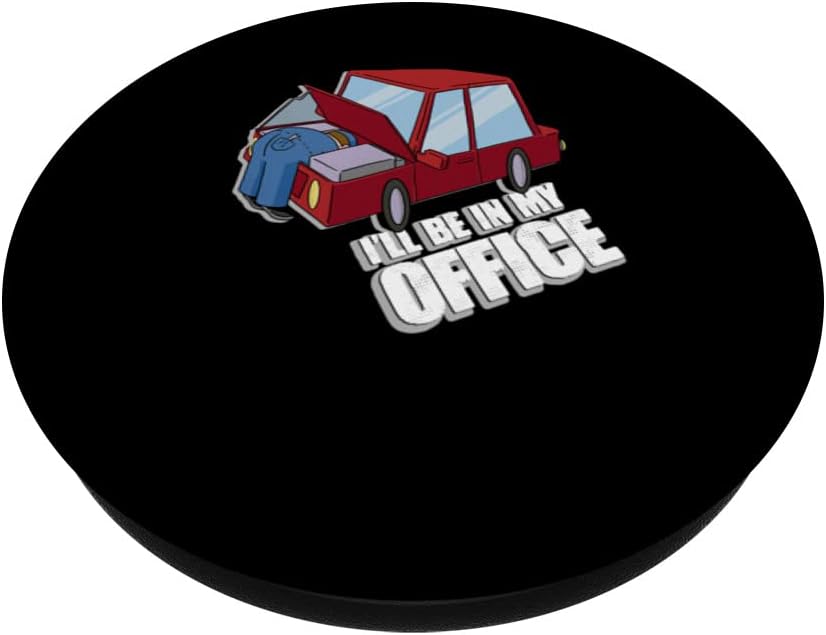 I'll Be In My Office | Garage Tools | Car Auto Mechanic PopSockets Swappable PopGrip image 2