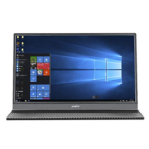 Anmite 4K Portable Monitor for Laptop 15.6 Inch Mobile Computer Display External Display for Xbox PS4 Phone with Speakers Type-C USB-C HDMI IPS UHD 2160P LED Screen