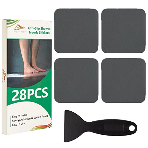 28-Piece Anti-Slip Shower Stickers