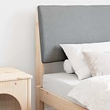 Élégance esthétique : la tête de lit est belle de tous les côtés avec sa forme rectangulaire fine et son design arrière fini. Il ajoute une touche haut de gamme à votre chambre et crée une atmosphère cohérente et attrayante.