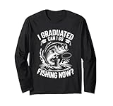 Photo Gallery laureato divertente che ama pescare maglia a manica Photo Gallery laureato divertente che ama pescare maglia a manica