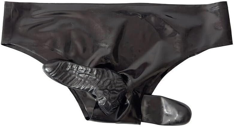 Latex Briefs Underwear with Cover Men, Tight Latex Trousers, Men, Exotic Underwear