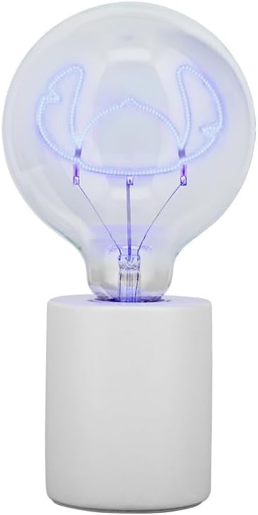 Paladone Disney Stitch Decorative LED Neon Bulb Lamp - E27 Glass Lightbulb, Officially Licensed Lilo & Stitch Collectible Gift, Fun Light for Bedrooms & Homes