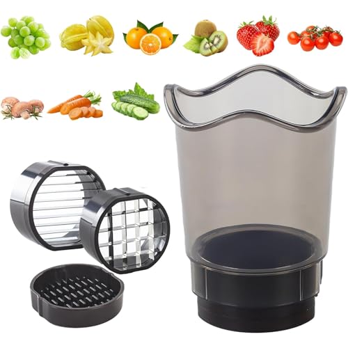 Obstschneider, 2025 verbesserter Erdbeerschneider, Traubenschneider, abnehmbarer Eierwürfel, Schnellschneider für Kirschtomaten, Edelstahl-Traubenschneidebecher, Küchenhelfer für Obst und Gemüse Obstschneider, 2025 verbesserter Erdbeerschneider, Traubenschneider, abnehmbarer Eierwürfel, Schnellschneider für Kirschtomaten, Edelstahl-Traubenschneidebecher, Küchenhelfer für Obst und Gemüse