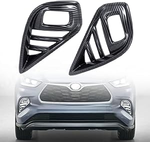 for Toyota Highlander 2020-2021 ABS Front Fog Light Lamp Cover Trim