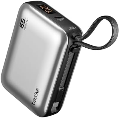 Basike Power Bank 65W, Carregador Portátil Universal 20000mAh, US...