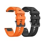 HGJHJJHK Compatible para bandas de relojes de 8x 8x de 26 mm Correa de reloj de silicio para Fenix ​​5x/Fenix ​​5x Plus/Fenix ​​3/Fenix ​​3 HR para hombres Mujeres