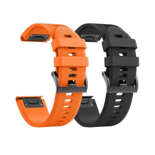 Bracelet montre 26mm en silicone pour Garmin Fenix 8X et 5X, confort sport XMKT