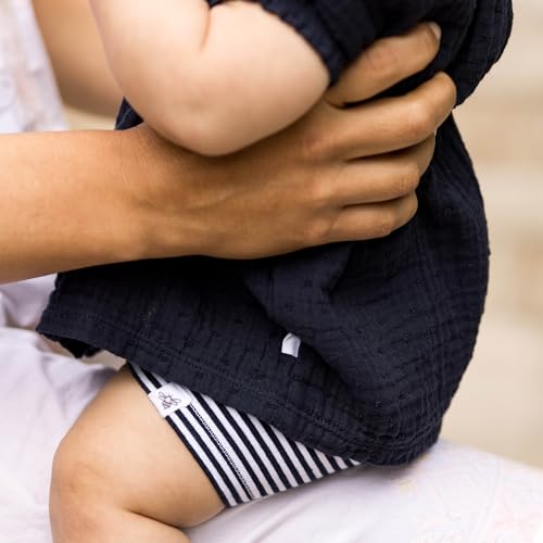 Burt's Bees Baby Baby Girls' Top and Shorts Set, Tunic and Shorts Bundle, 100% Organic Cotton4