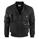 【Construit pour Durer】--- Fabriqué à partir d’un tissu durable de haute qualité, ce blouson aviateur pour homme est conçu pour résister aux rigueurs des activités de plein air, assurant une résilience durable dans divers environnements