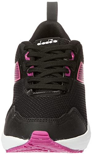 Tênis Diadora Trevi, Feminino, Preto/Roxo/Coral; 36